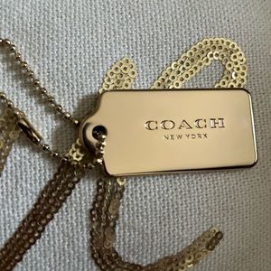 COACH Gold Hangtag